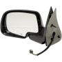 DORMAN 955-064 Side View Mirror - Left, Power, Heated; Black And Chrome