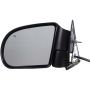 DORMAN 955-072 Side View Mirror - Left,Power,With Heat, Without Auto Dim,Textured,Manual Fold