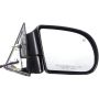 DORMAN 955-073 Side View Mirror - Right,Power,With Heat,Without Auto Dim,Textured,Manual Fold