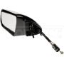 DORMAN 955-107 Side View Mirror - Left, Manual Remote Black