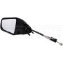 DORMAN 955-109 Side View Mirror - Left, Cable Controlled Black