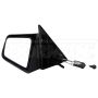 DORMAN 955-127 Side View Mirror - Left, Cable Controlled Black