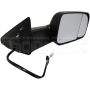 DORMAN 955-1677 Power Towing Mirror Flip Up, Folding, Black