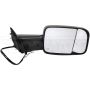 DORMAN 955-1677 Power Towing Mirror Flip Up, Folding, Black