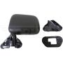 DORMAN 955-214 Side View Mirror - Left, Door Mount, Manual, Black