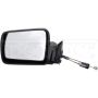 DORMAN 955-238 Side View Mirror - Left, Manual Remote, Black