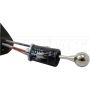DORMAN 955-238 Side View Mirror - Left, Manual Remote, Black