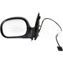 DORMAN 955-345 Side View Mirror - Left, Power, Without Signal, Chrome Cover + Black Base