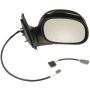 DORMAN 955-346 Side View Mirror - Right, Power. Without Signal, Chrome Cover + Black Base