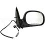 DORMAN 955-346 Side View Mirror - Right, Power. Without Signal, Chrome Cover + Black Base