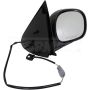 DORMAN 955-346 Side View Mirror - Right, Power. Without Signal, Chrome Cover + Black Base
