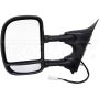 DORMAN 955-363 Side View Mirror - Left, Power, Telescopic, Black, Round Plug