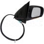 DORMAN 955-825 Side View Mirror Right Power, Manual Folding, with Amber Lens
