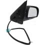 DORMAN 955-827 Side View Mirror Right Power, Manual Folding, with Clear Lens