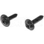 DORMAN 961-021D Trim Screw Assortment - Black - No.8, No.10