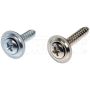 DORMAN 961-022D Trim Screw Assortment - Chrome - No.8