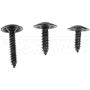 DORMAN 961-215D Trim Screw Assortment - Black - No.8, No.10