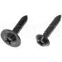 DORMAN 961-220D Trim Screw Assortment - Black - No.8, M4.2