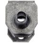 DORMAN 961-314 Clip Nut U-Type Head Dia. 0.66 X 0.43 Shank Length 0.21 In Hole Dia. 0.19 In