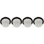 DORMAN 963-139D Door Trim Panel Retainer With Sealer - Triple Head Fits 9 MM Hole