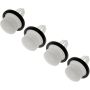 DORMAN 963-139D Door Trim Panel Retainer With Sealer - Triple Head Fits 9 MM Hole