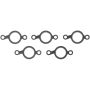 Victor Reinz 11-34987-01 Exhaust Manifold Gasket Set for Select Volvo 2.3L, 2.4L, 2.5L L5