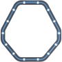 Victor Reinz 71-20063-00 Victor-Lock Performance Differential Cover Gasket – AAM 9.25 In. 14 Front