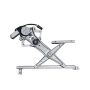 AISIN RPAF-005 Power Window Regulator Assembly w  Motor