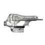 AISIN RPK-049 Power Window Regulator Assembly w o Motor