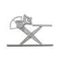 AISIN RPT-108 Power Window Regulator Assembly w o Motor