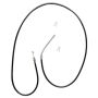Raybestos BC92722 Raybestos Element3 Parking Brake Cable