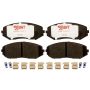Raybestos EHT1188H Raybestos Element3 Hybrid Brake Pad Set