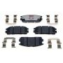 Raybestos EHT1275H Raybestos Element3 Hybrid Brake Pad Set