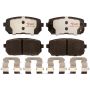Raybestos EHT1296H Raybestos Element3 Hybrid Brake Pad Set