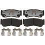 Raybestos EHT1297H Raybestos Element3 Hybrid Brake Pad Set