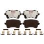 Raybestos EHT1386H Raybestos Element3 Hybrid Brake Pad Set