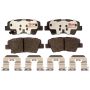 Raybestos EHT1445H Raybestos Element3 Hybrid Brake Pad Set