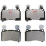 Raybestos EHT1474 Raybestos Element3 Hybrid Brake Pad Set