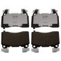 Raybestos EHT1474A Raybestos Element3 Hybrid Brake Pad Set