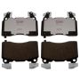 Raybestos EHT1474A Raybestos Element3 Hybrid Brake Pad Set