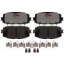 Raybestos EHT1628H Raybestos Element3 Hybrid Brake Pad Set