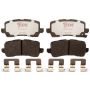 Raybestos EHT1698H Raybestos Element3 Hybrid Brake Pad Set