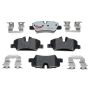 Raybestos EHT1800H Raybestos Element3 Hybrid Brake Pad Set
