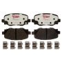 Raybestos EHT1809H Raybestos Element3 Hybrid Brake Pad Set
