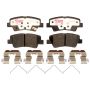 Raybestos EHT1812H Raybestos Element3 Hybrid Brake Pad Set
