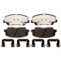 Raybestos EHT1827H Raybestos Element3 Hybrid Brake Pad Set
