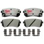 Raybestos EHT1829H Raybestos Element3 Hybrid Brake Pad Set