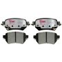 Raybestos EHT1874 Raybestos Element3 Hybrid Brake Pad Set