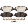 Raybestos EHT2076H Raybestos Element3 Hybrid Brake Pad Set