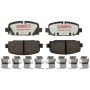 Raybestos EHT2081H Raybestos Element3 Hybrid Brake Pad Set